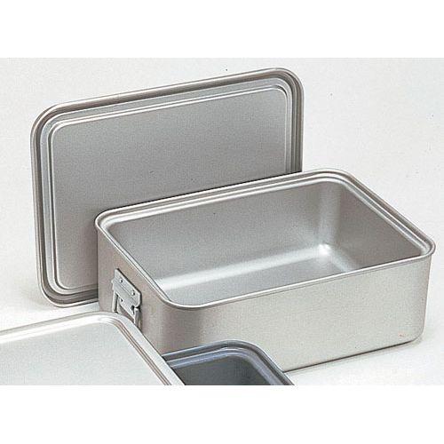 オオイ金属 アルマイト 角型二重米飯缶 (蓋付) 264-D ABI102【送料無料】