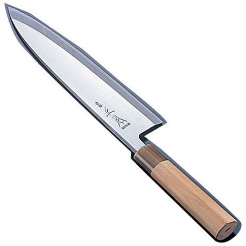 正本 本霞・玉白鋼 相出刃包丁 22.5cm AMS41022【送料無料】