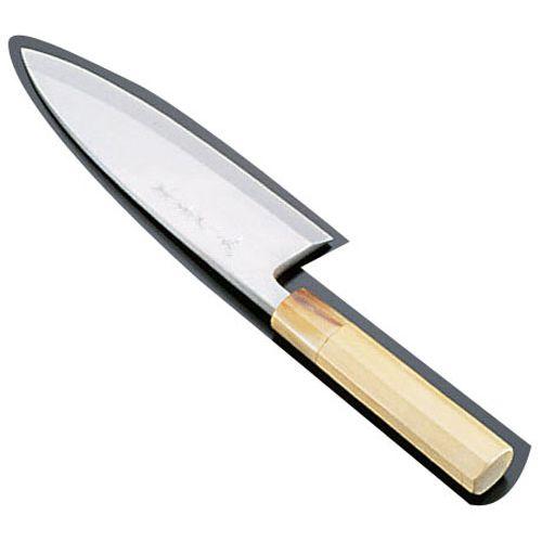日本製 堺の包丁 堺一文字吉国作 白二鋼 鎌薄刃 包丁210mm 【北海道