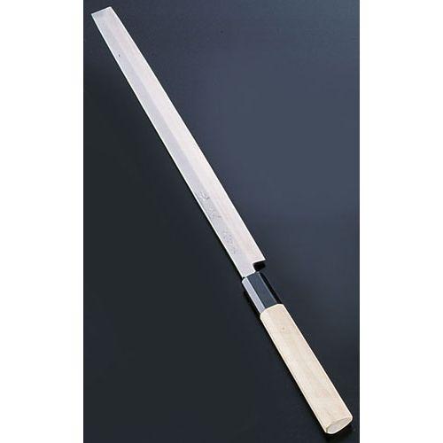 柳刃包丁 佐文 木製サヤ付き330mm