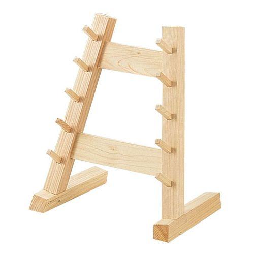 雅うるし工芸 木製5段包丁掛 AHU39【送料無料】