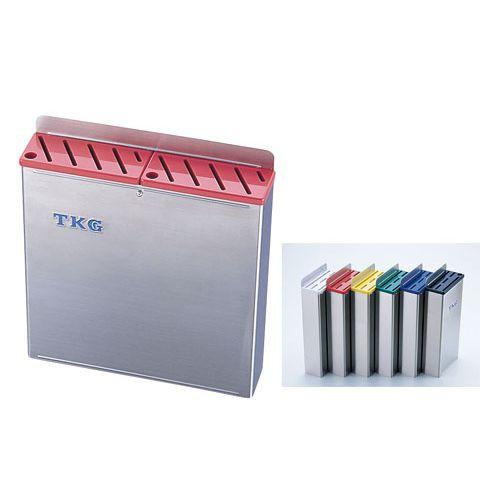 TKG 18-8プラ板付カラーナイフラック 大 Aタイプ 黒 AHU696【送料無料】