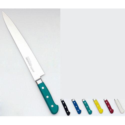 堺寛光 STD抗菌PC 筋引(両刃) 24cm 緑 56051 AZT7103【送料無料】