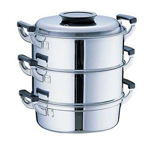 桃印 桃印18-0丸型蒸器 29cm 2段 AMS72292【送料無料】