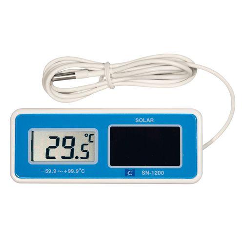 熱研 防水ソーラーデジタル温度計 SN-1200 BOVN101【送料無料】の通販は