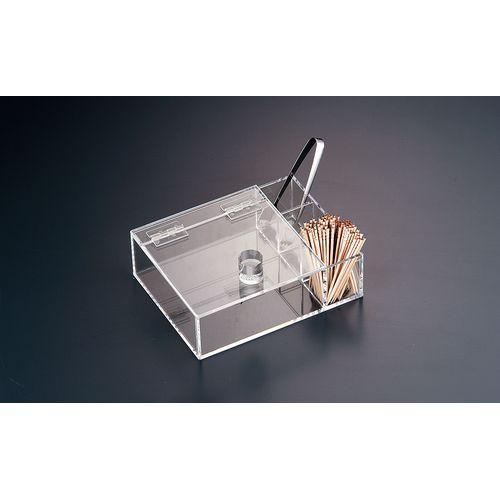 遠藤商事 アクリル 試食ボックス 小 ZSS0301【送料無料】