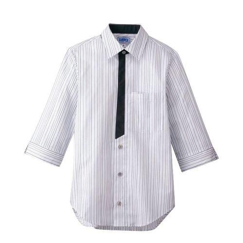 サンペックスイスト 男女兼用七分袖シャツ L BT-3122 グレー SSY3904【送料無料】