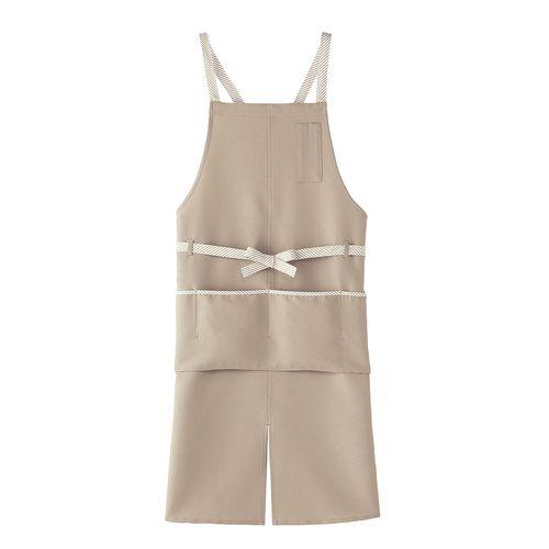 サンペックスイスト アンクル加工エプロン CA-1413 L ベージュ SEPC505【送料無料】