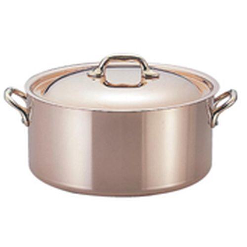 モービル カパーイノックス半寸胴鍋(蓋付) 6522.16 16cm AZV612【送料無料】の通販は 58,807円