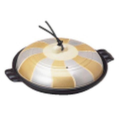 遠藤商事 アルミ陶板鍋 金銀翔彩 19cm 特深型 QTU335【送料無料】の通販は 4,728円