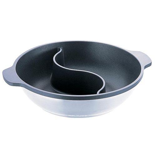 ホクア 電磁 味めぐり2槽式(ノンステック加工) 27cm QYS2702【送料無料】