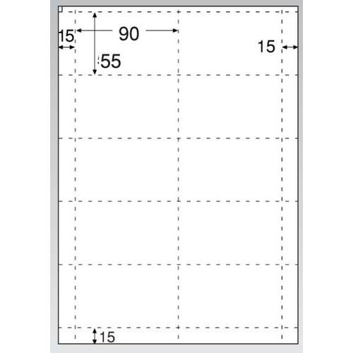 ヒサゴ 名刺・カード 10面(光沢&マット) CJ602 100シート入 XMI0502