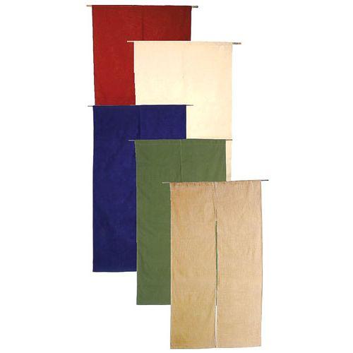 サンメルヘン 半間のれん 綿麻無地 001-08 ボルドー YHV0501【送料無料】