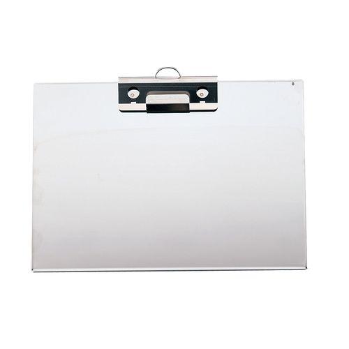遠藤商事 ステンレスクリップボードSCB-A4穴付 ヨコ ZBC0802【送料無料】