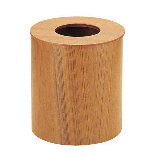 サイトーウッド 木製ルーム用ゴミ入れ 蓋付(チーク) 951 中 VGM02951【送料無料】