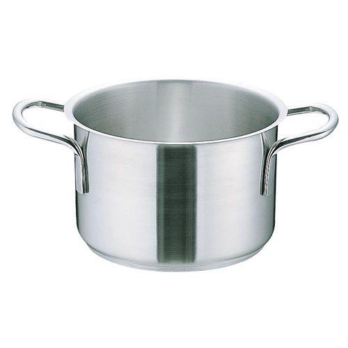 ムラノ インダクション18-8半寸胴鍋 (蓋無)20cm AHVA302【送料無料】