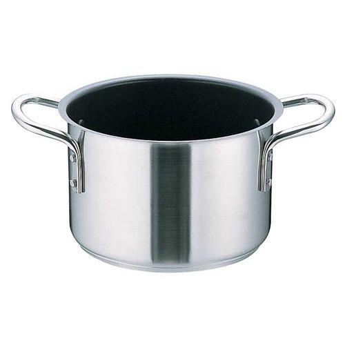 新品未使用　モリブデン　業務用　半寸胴鍋　39cm 超厚底　ステンレス　蓋つき TKG】ステンレス寸胴鍋 SA 18-8 (目盛付) 42cm /9-0025-0406/業務用