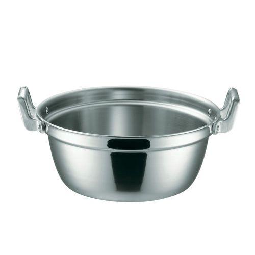 KOINU KO 19-0電磁対応寸胴鍋(蓋無) 33cm AZV8003 KO 19-0 電磁対応 半寸胴鍋 蓋無 33cm 本間製作所 仔犬印