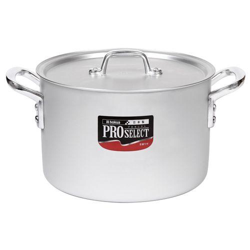 ホクア アルミ プロセレクト 半寸胴鍋(目盛付) 24cm AHV6124【送料無料】