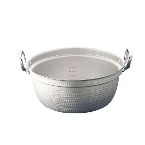 ホクア マイスター アルミ極厚円付鍋 (目盛付)39cm AEV03039【送料無料】の通販は