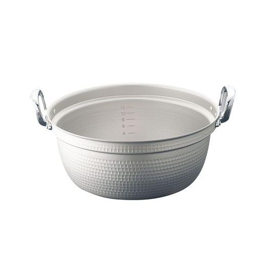 ホクア マイスター アルミ極厚円付鍋 (目盛付)48cm AEV03048【送料無料】