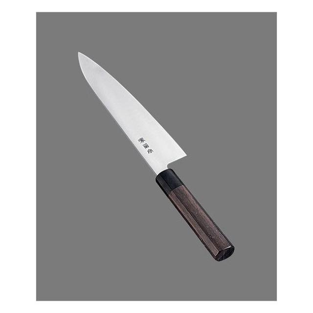 河村刃物 堺菊守 和式 牛刀(両刃)紫檀柄 21cm [AKKA501]【送料無料】