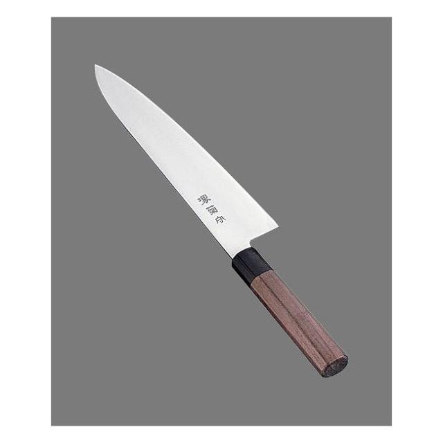 河村刃物 堺菊守 和式 牛刀(両刃)紫檀柄 24cm [AKKA502]【送料無料】の通販は