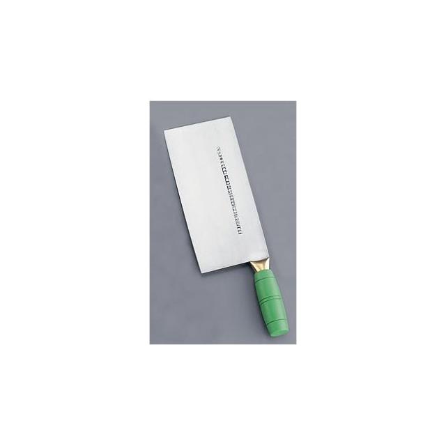陳枝記 カラー中華包丁 グリーン KF1912G [BTK5306]【送料無料】