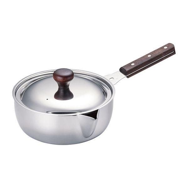 マルタマ MASTカラス口パン蓋付(目盛付) 18cm(代引不可)【送料無料】
