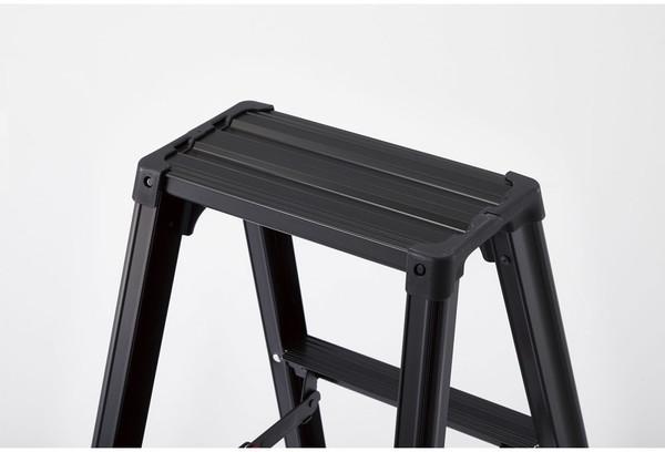 長谷川工業 アルミ軽量専用脚立脚軽BLACK RZB-06b(代引不可)【送料無料】_1