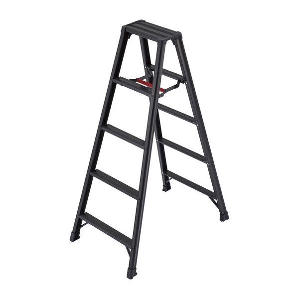 長谷川工業 アルミ軽量専用脚立脚軽BLACK RZB-18b(代引不可)【送料無料】の通販は 15,602円