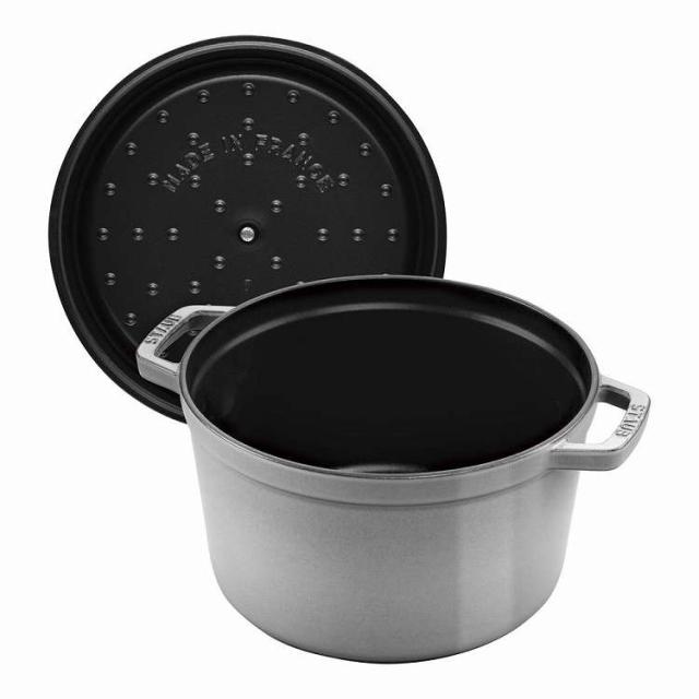 STAUB グランド ココット グレー 24㎝ 鍋 STAUB グランド ココット