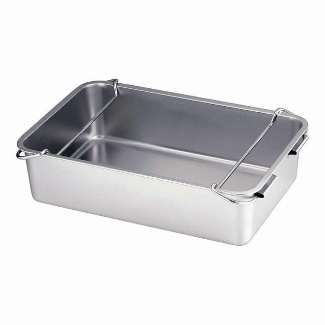 TKG ステンレス 運搬バット 手付 3枚取(代引不可)【送料無料】