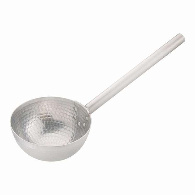 アルミ製打出しひしゃく φ18cm×柄長30cm(代引不可)【送料無料】