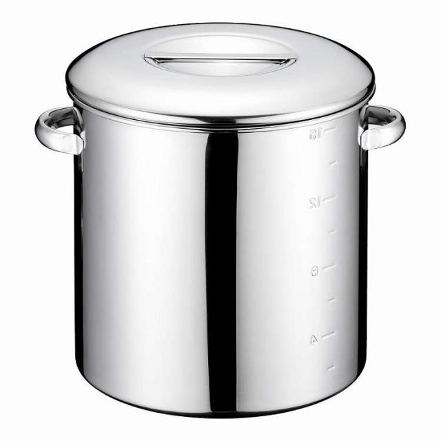 18-8内蓋式キッチンポット(目盛付) 28cm(手付)(代引不可)【送料無料】