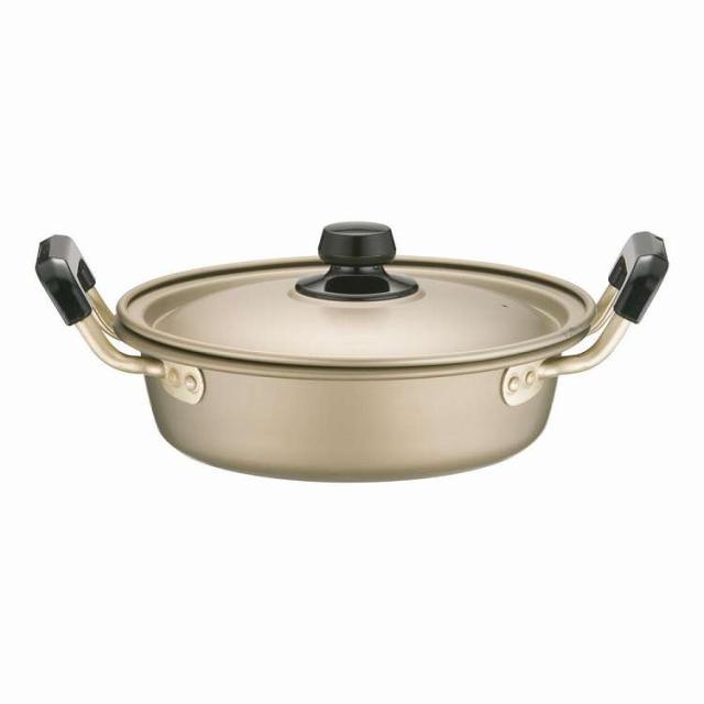 アカオ しゅう酸 実用鍋 浅型(硬質) 18cm(代引不可)【送料無料】