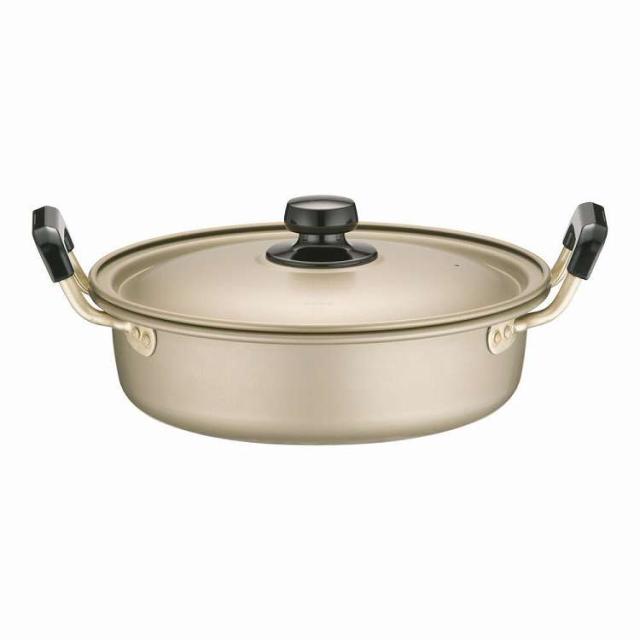 アカオ しゅう酸 実用鍋 浅型(硬質) 22cm(代引不可)【送料無料】