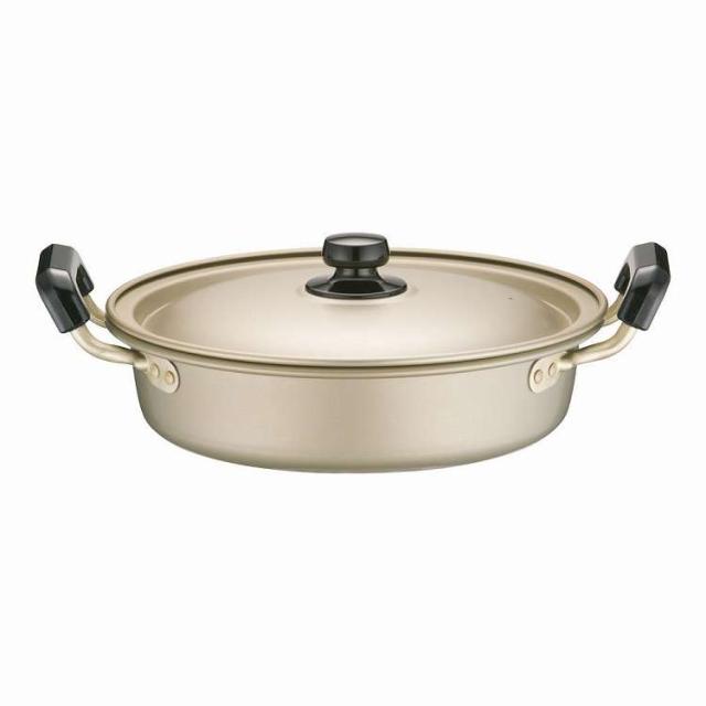 アカオ しゅう酸 実用鍋 浅型(硬質) 26cm(代引不可)【送料無料】