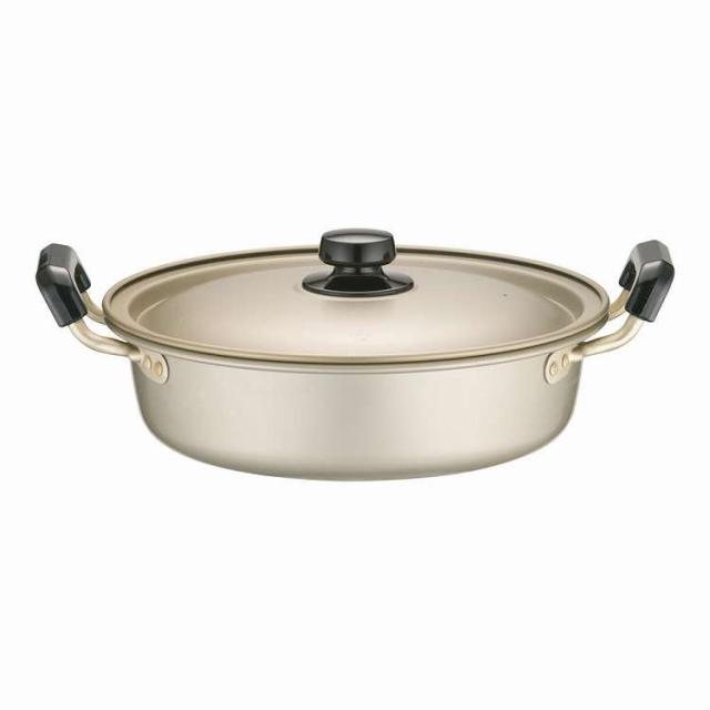 アカオ しゅう酸 実用鍋 浅型(硬質) 28cm(代引不可)【送料無料】