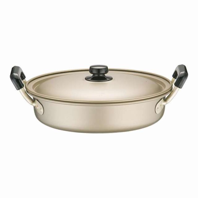 アカオ しゅう酸 実用鍋 浅型(硬質) 33cm(代引不可)【送料無料】