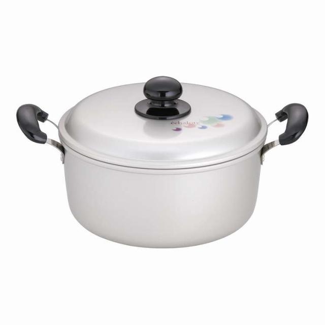 アルマイト エシャロット 両手鍋 24cm(代引不可)【送料無料】