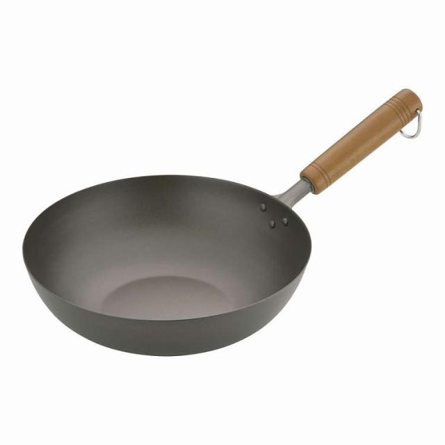 純チタン 木柄いため鍋 26cm(代引不可)【送料無料】 14,780円