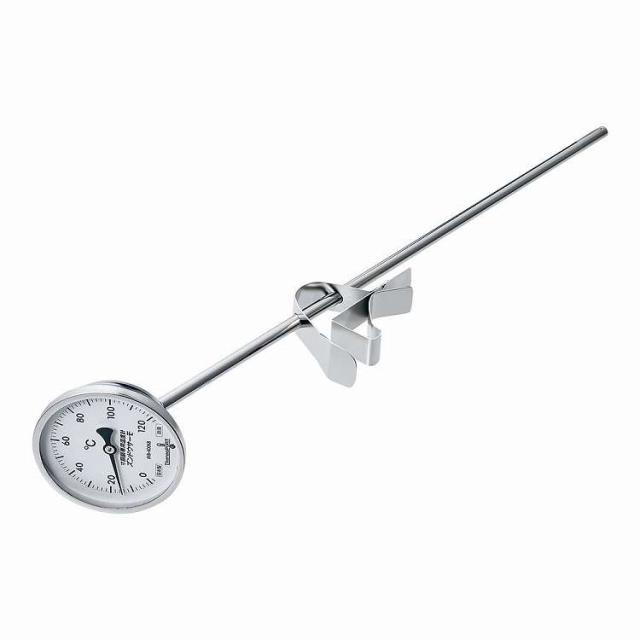 寸胴鍋専用温度計 スライドホルダー付 (傾斜面型)MB-400K8(代引不可)【送料無料】