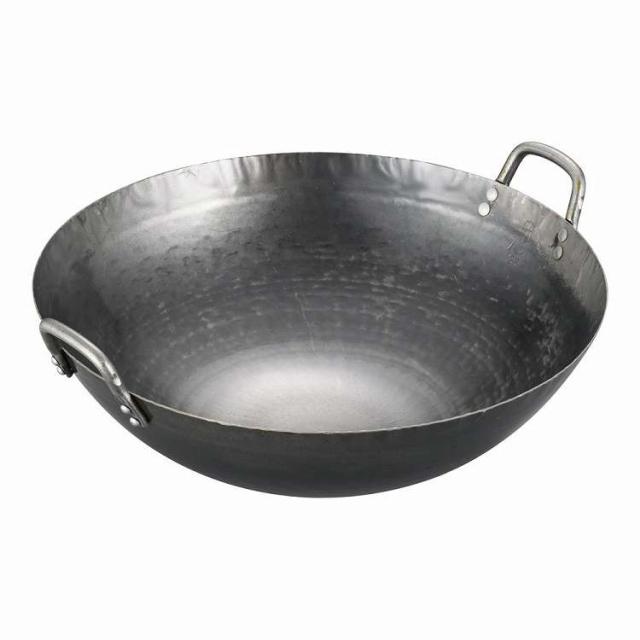 山田 鉄 打出四川鍋 36cm(代引不可)【送料無料】