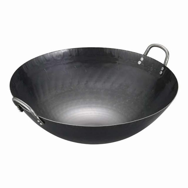 山田 鉄 打出四川鍋 42cm(代引不可)【送料無料】