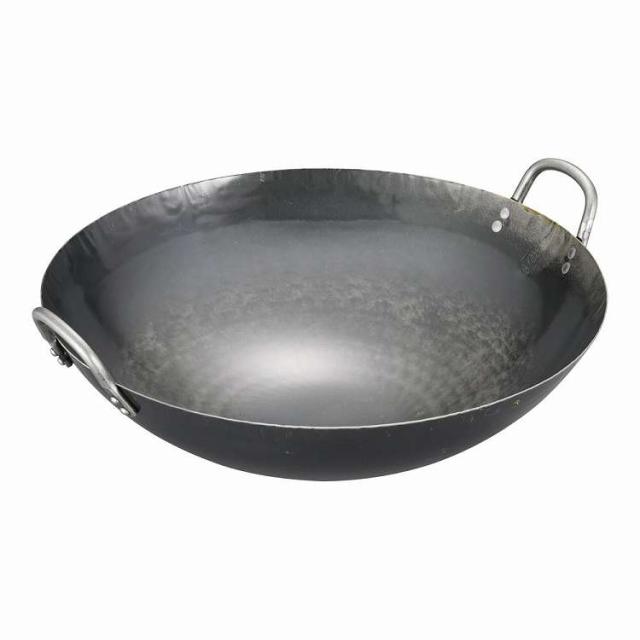 山田 鉄 打出中華鍋 39cm(代引不可)【送料無料】