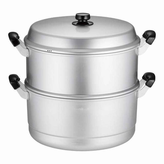 アルマイト スチームクッカー 36cm 一重(代引不可)【送料無料】