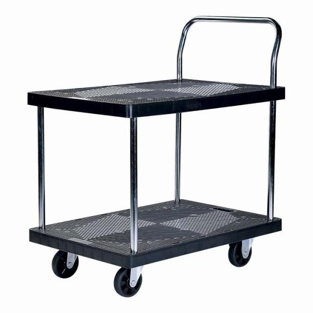 静かな樹脂台車 2段 PH3002P-2(代引不可)【送料無料】