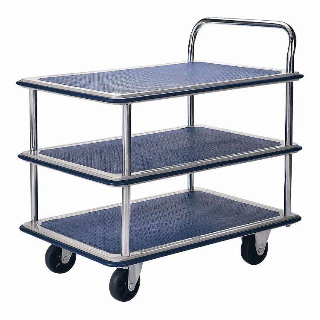 静かなスチール台車 3段 PH3001T-3(代引不可)【送料無料】