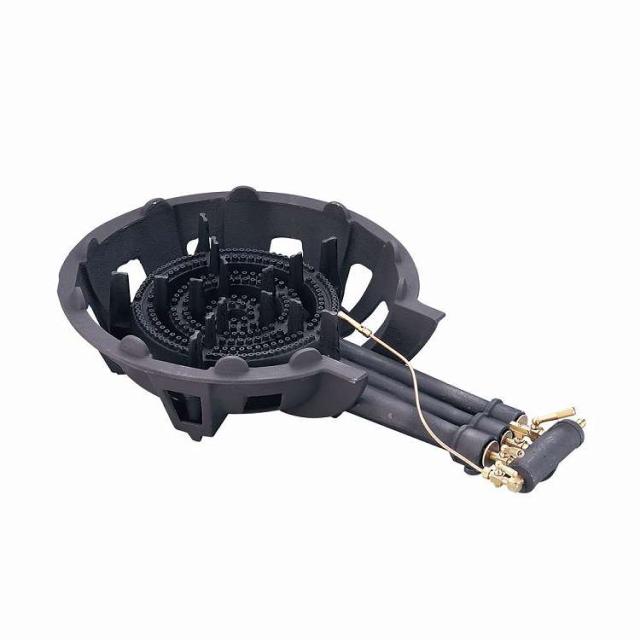 鋳物コンロ DE-30n(三重) パイロット付 LPガス(代引不可)【送料無料】